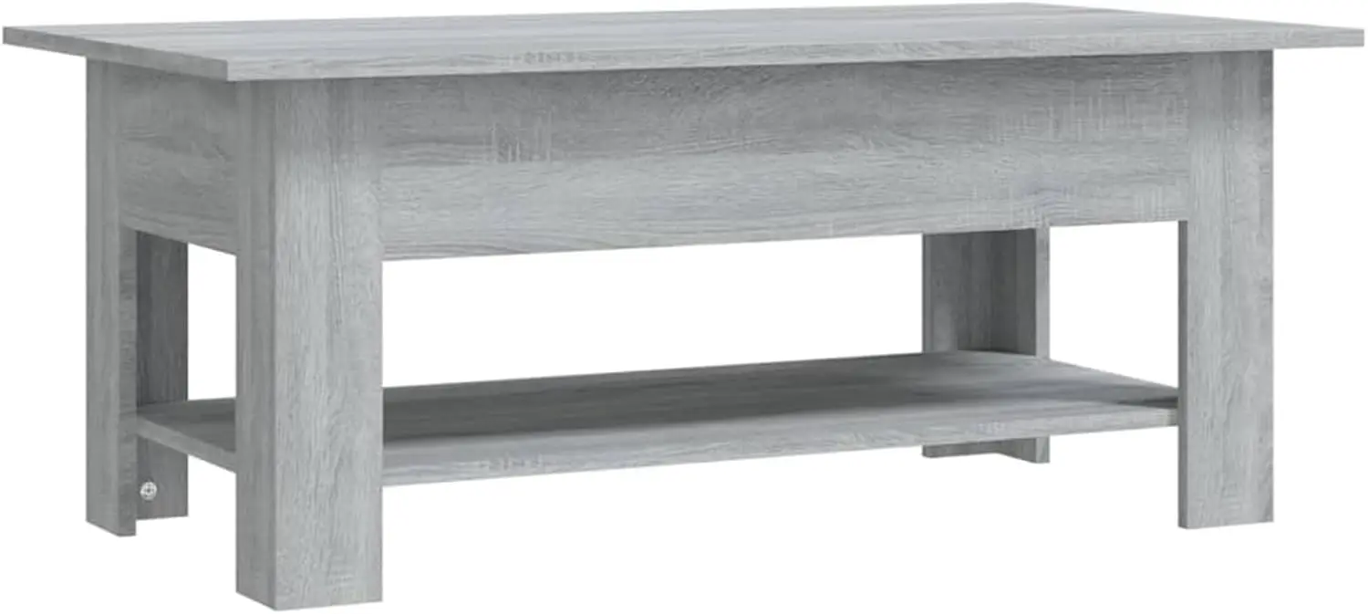 Couchtisch Grey Sonoma 102x55x42 cm Holzwerkstoff Couchtisch Model813075
