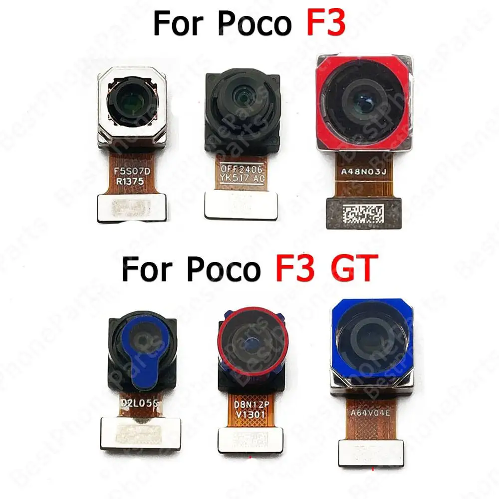 

Back Camera For Xiaomi Poco F3 F3 GT Backside Rear Camera Module Mobile Phone Spare Parts