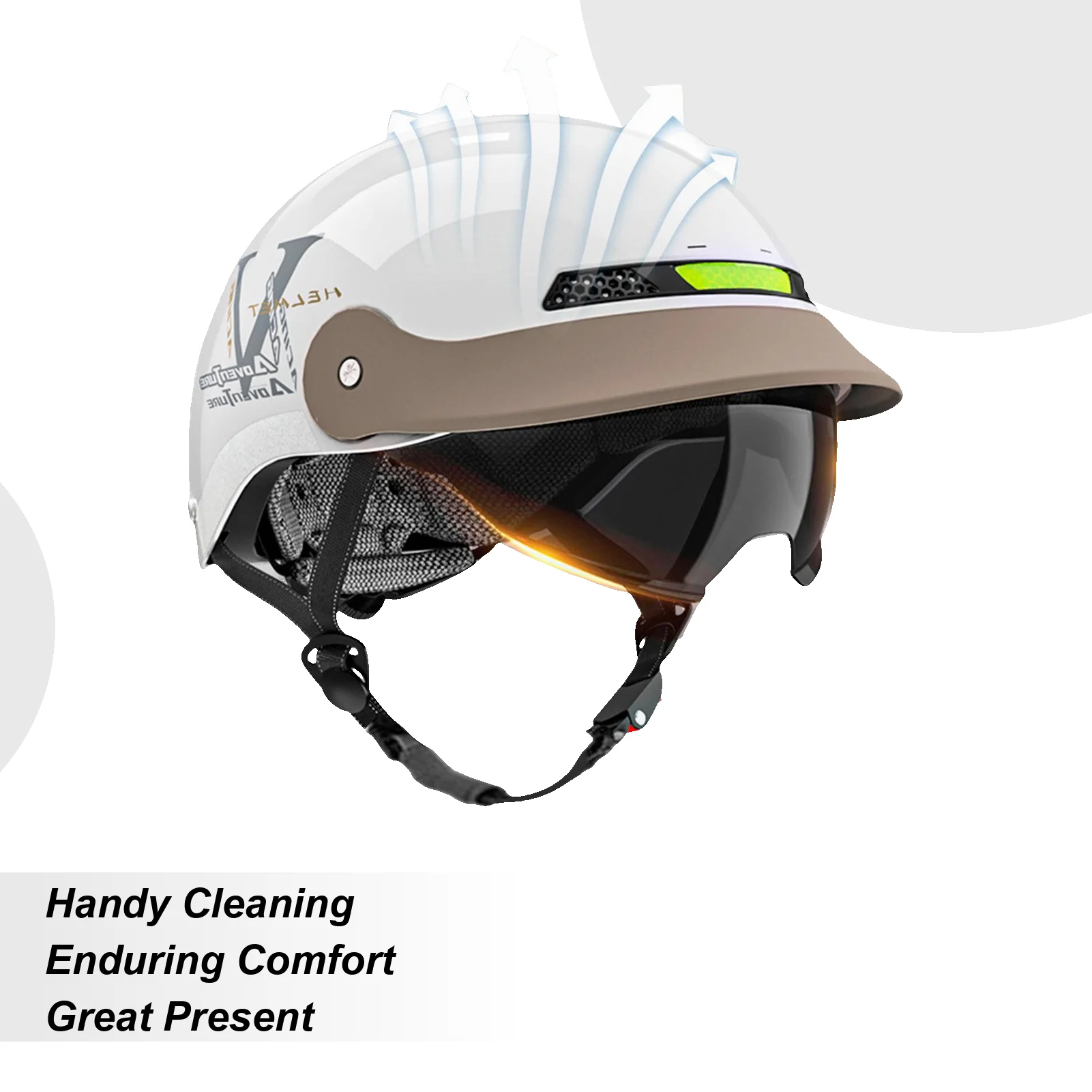 

Шлем на половину лица, велосипедный скутер, солнцезащитный козырек, быстросъемный шлем для головы для женщин и мужчин, велосипедный скейтборд, мотоцикл, гора