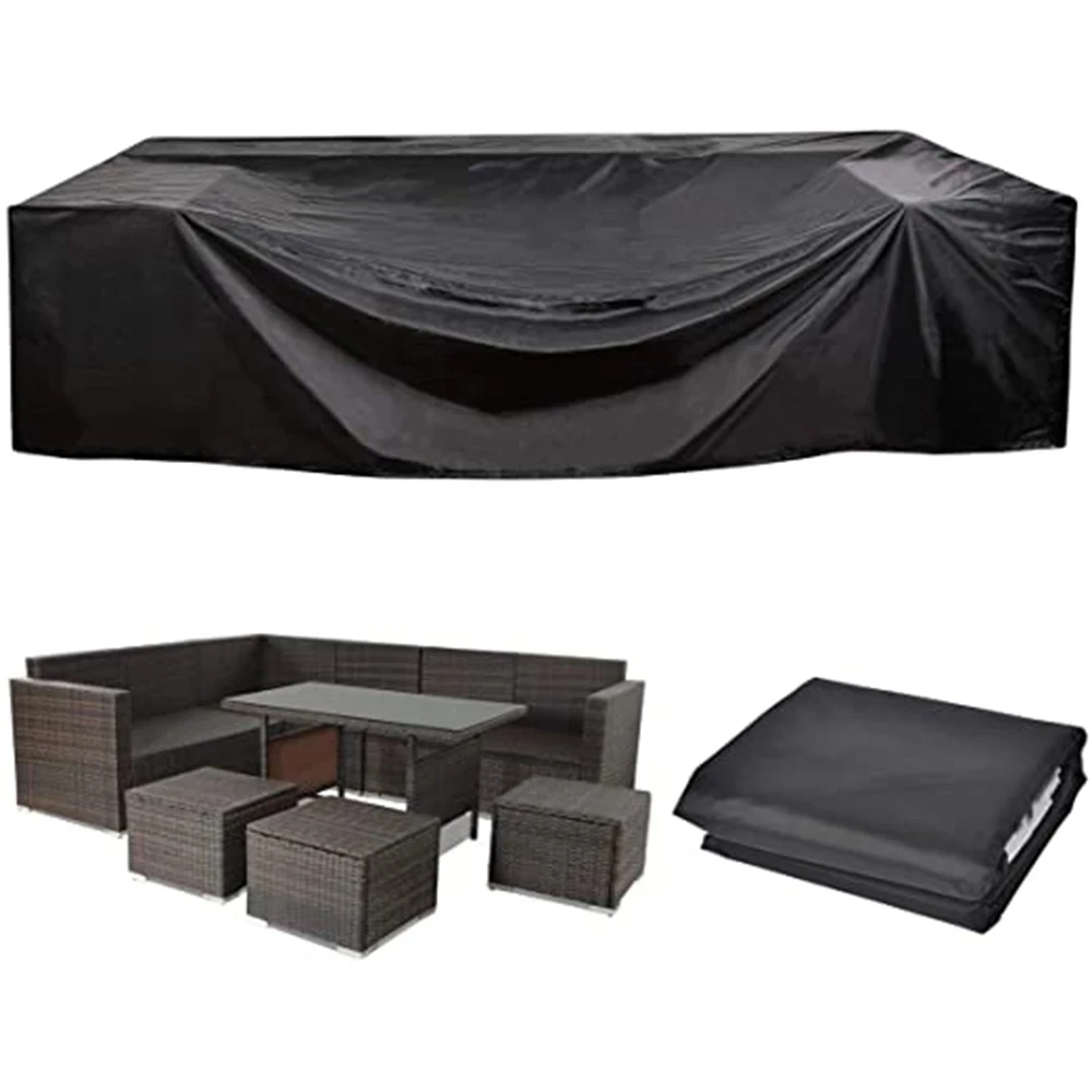 Square furniture Cover, outdoor waterproof furniture Cover, dust and UV protection outdoor table cover, heavy outdoor lawn garde