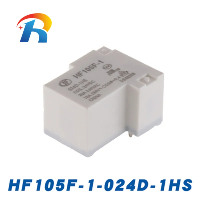 10PCS New Original HONGFA RELAY HF105F1-024D-1HS HF105F1-005D-1HS HF105F1-012D-1HS HF105F1-024D-1HS 30A250VAC Temperature relay