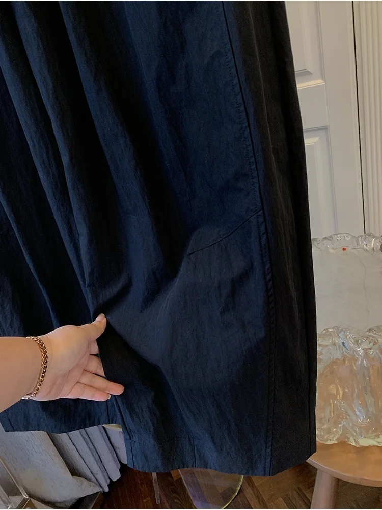 العصرية الصفصاف السراويل النسائية الربيع الصيف رقيقة مرونة الخصر الكورية Sle تسع نقاط السراويل عالية الخصر مستقيم الساق السراويل #3