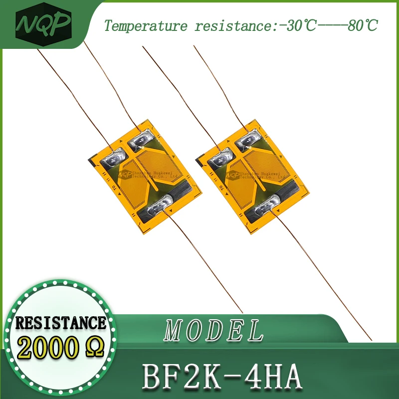 Strain gauge BF2K-4HA,  high-precision, resistive type, with a resistance value of 2000 ohms, for  load cells.
