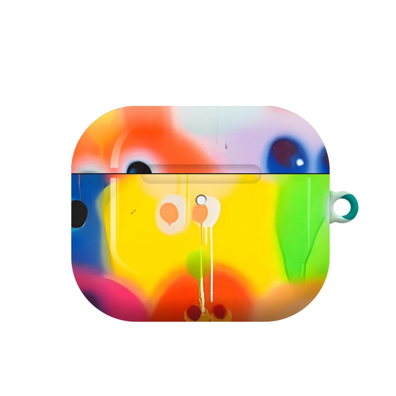 Jelly Atmosphere Graffiti Art Telephone Line Cat Pendant Shockproof Protective Case Cover for AirPods 1 2 3 AirPods Pro Pro 2