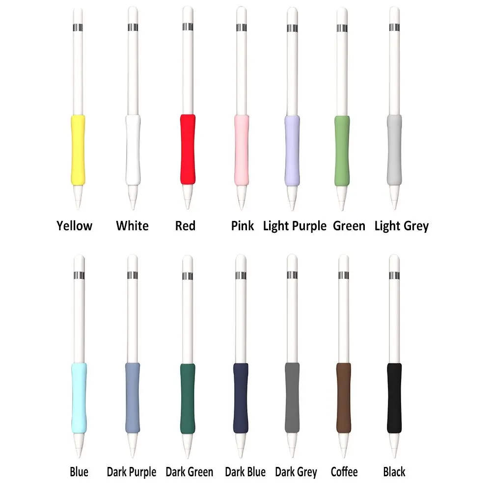 Accessory Stylus Silicone Sleeve Wrap Grip Case Cover Protective For  Pencil 1/2