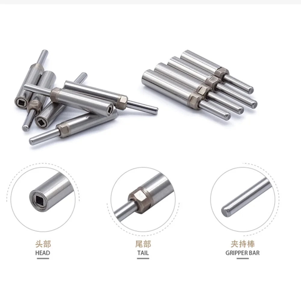 10pcs Handpiece Dental Spindle Shaft Axis 12.5mm Wrench, 13.5mm Wrench Key Type No Push Button