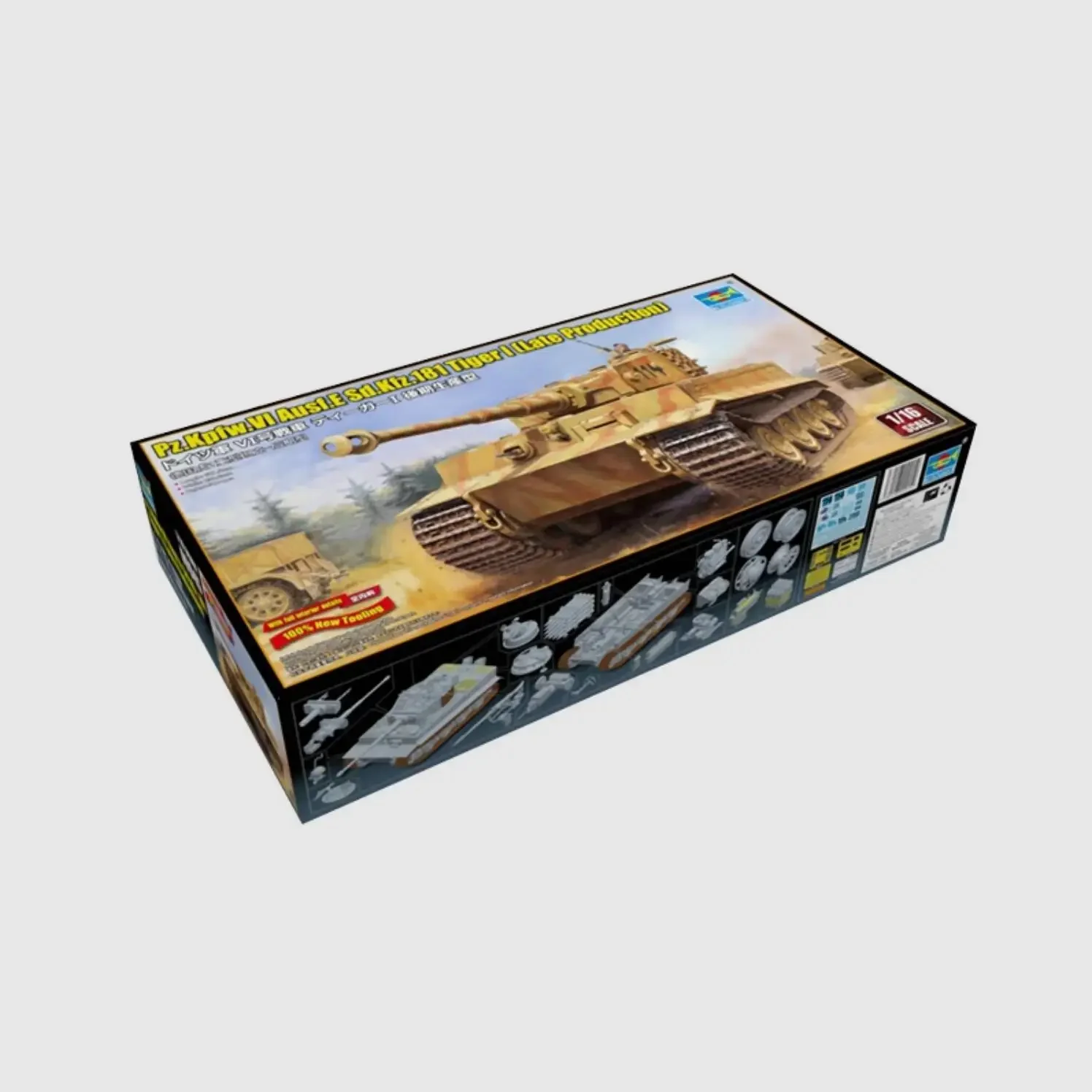 TRUMPETER 00945 1/16 Pz.Kpfw.VI Ausf.E Sd.Kfz.181 Tiger I Late Production Model-Scale Model Kit