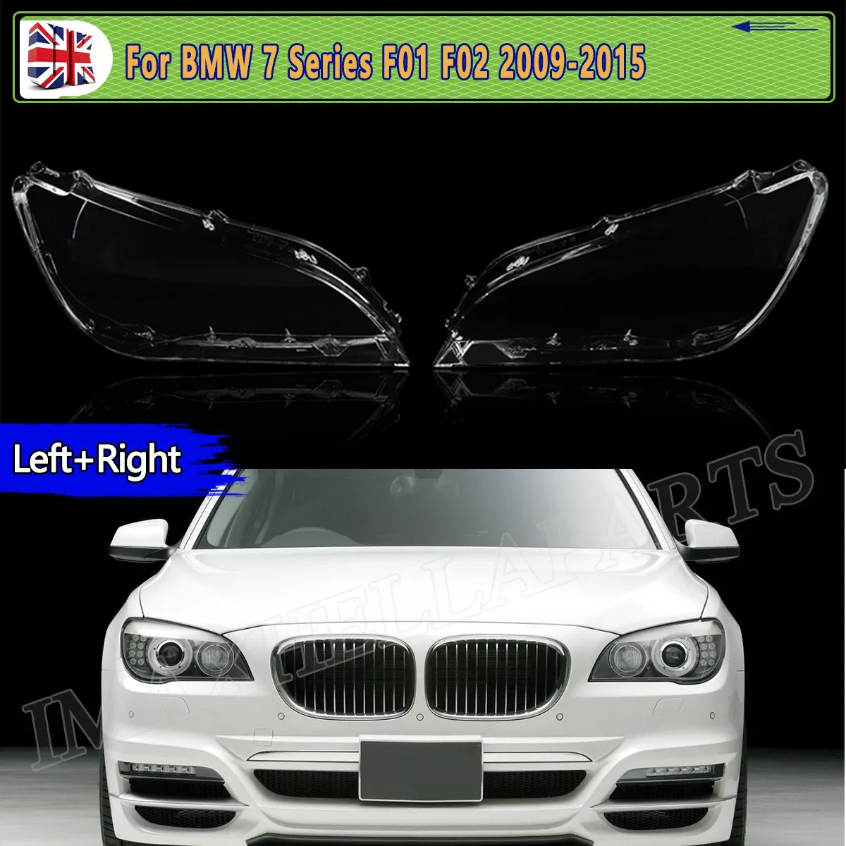 

Пара сменных линз для автомобильных фар для BMW 7 серии F01 F02 730d 740i 750i 760i 2009-2015, крышки для фар, замена крышки