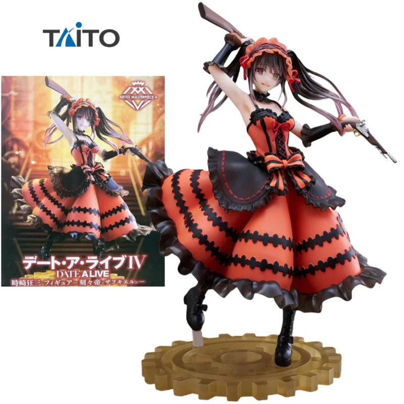 

In Stock Original TAITO DATE A LIVE Tokisaki Kurumi Zafkiel Anime Figure Model Collection Doll Ornaments Birthday Present