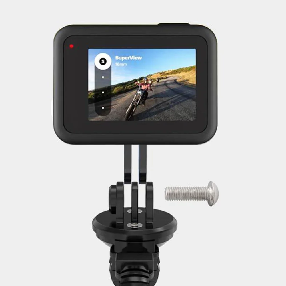 1pc Bike Camera Stand Hot Sale Road Bicycle Round/Flat Handlebar Camera Mount Holder Stand for-Gopro for Insta 360 Accessories