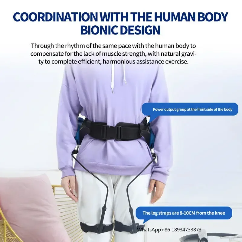 Walking aid Walking booster Exoskeleton walker Exercise equipment leg activity training