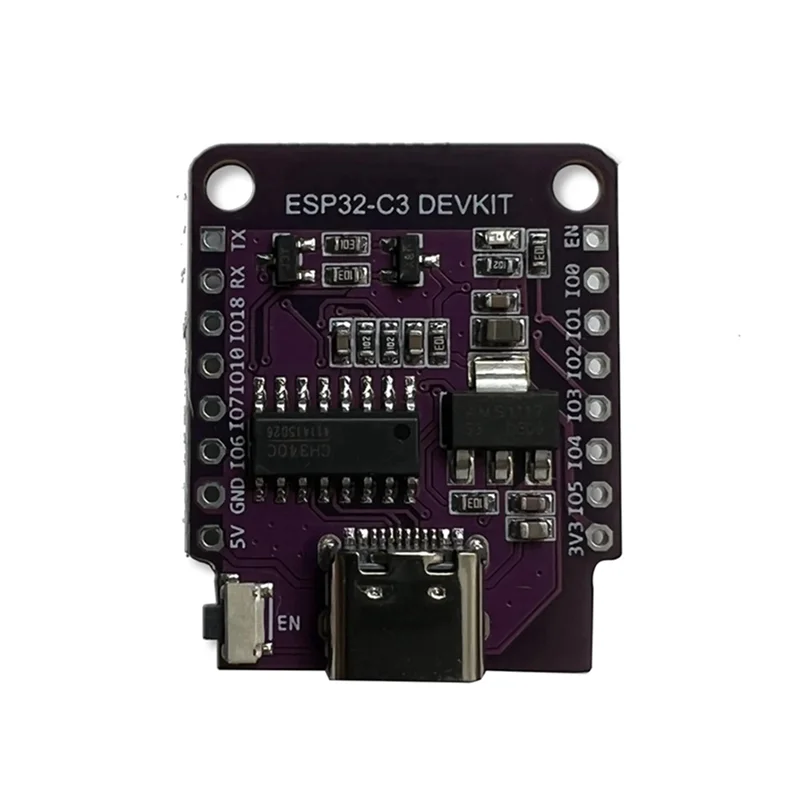 

New--1 Piece MINI ESP32-C3 Development Board Plastic+Metal Wifi Bluetooth BLE5.0 Is Equipped With ESP32-C3-Mini-14 Module
