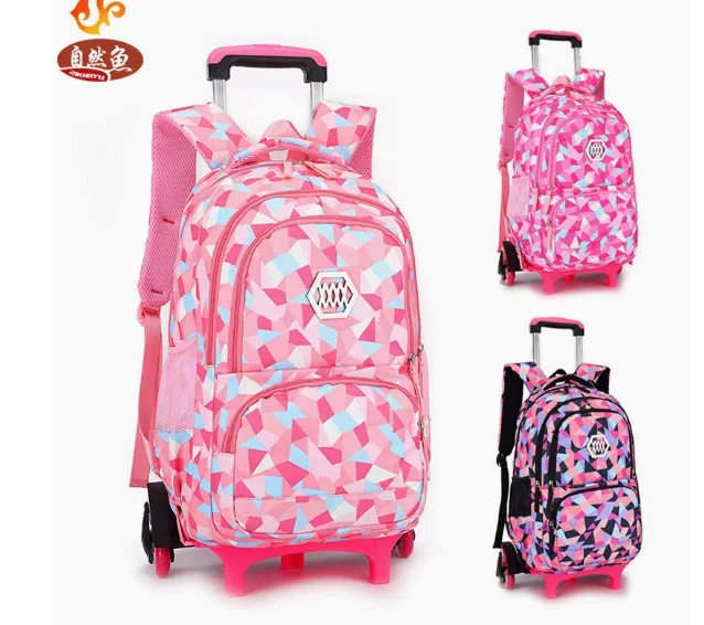 School  Wheeled Backpack Bags For Girls kids Travel luggage Bag Trolley backpack wheeled bags for girls School Trolley Backpack