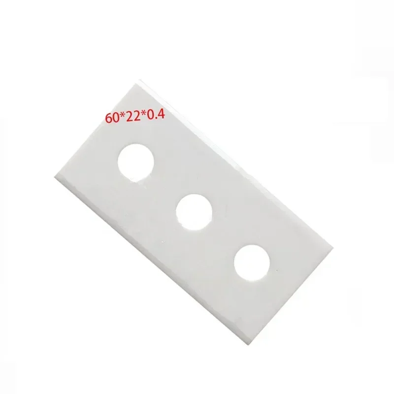 10pcs Zirconia Three-hole Ceramic Blade Machine Ceramic Cutter Inserts Film Chemical Fiber Meltblown Cloth Slitting Cut Tool
