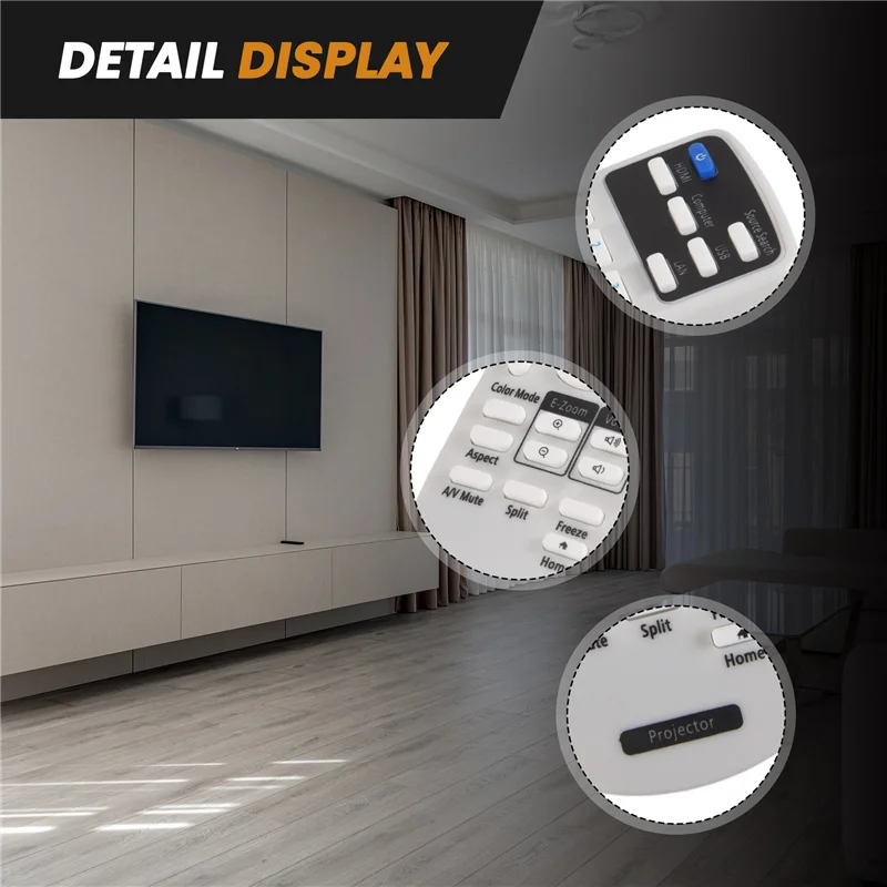 جهاز تحكم عن بعد بديل لجهاز العرض 219863500 لإبسون برايتلينك 725Wi/1485Fi، EX3280، EX9230، سينما منزلية 880-Hot #6