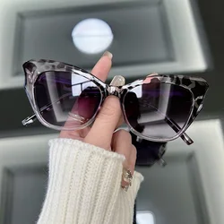 New Cat Eye Vintage Sunglasses Women Luxury Brand Designer Fashion Sun Glasses Female Retro Gradient Mirror Oculos De Sol