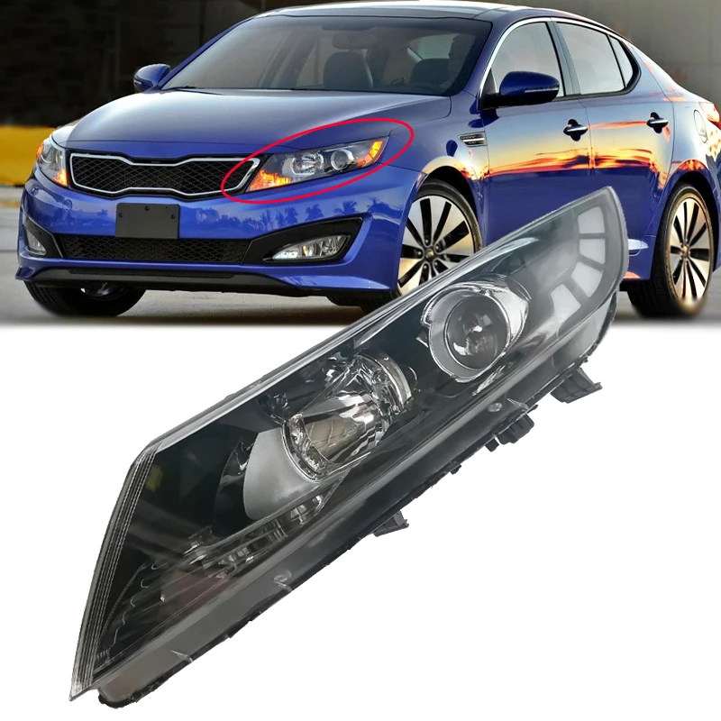 

Lofty Richy For KIA K5 Optima 2011 2012 2013 Front Bumper Headlight Headlamp halogen Head Light Lamp Assembly