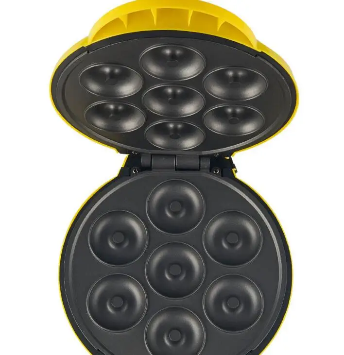 Mesin pembuat wafel elektrik dua sisi, mesin cetakan kue telur otomatis pemanas dua sisi, mesin makanan penutup