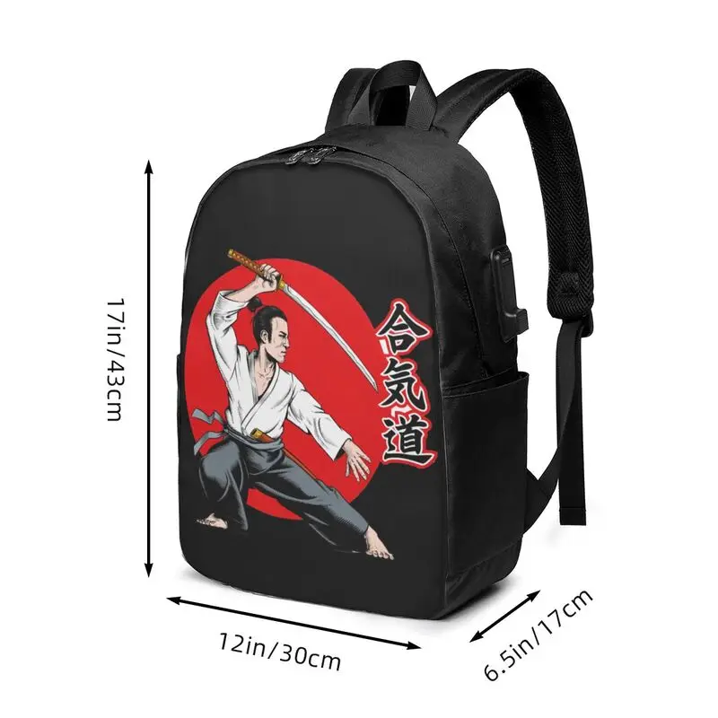 Judo Karate Aikido Backpack School Suitable for student holiday and travel backpack laptop USB Backpack