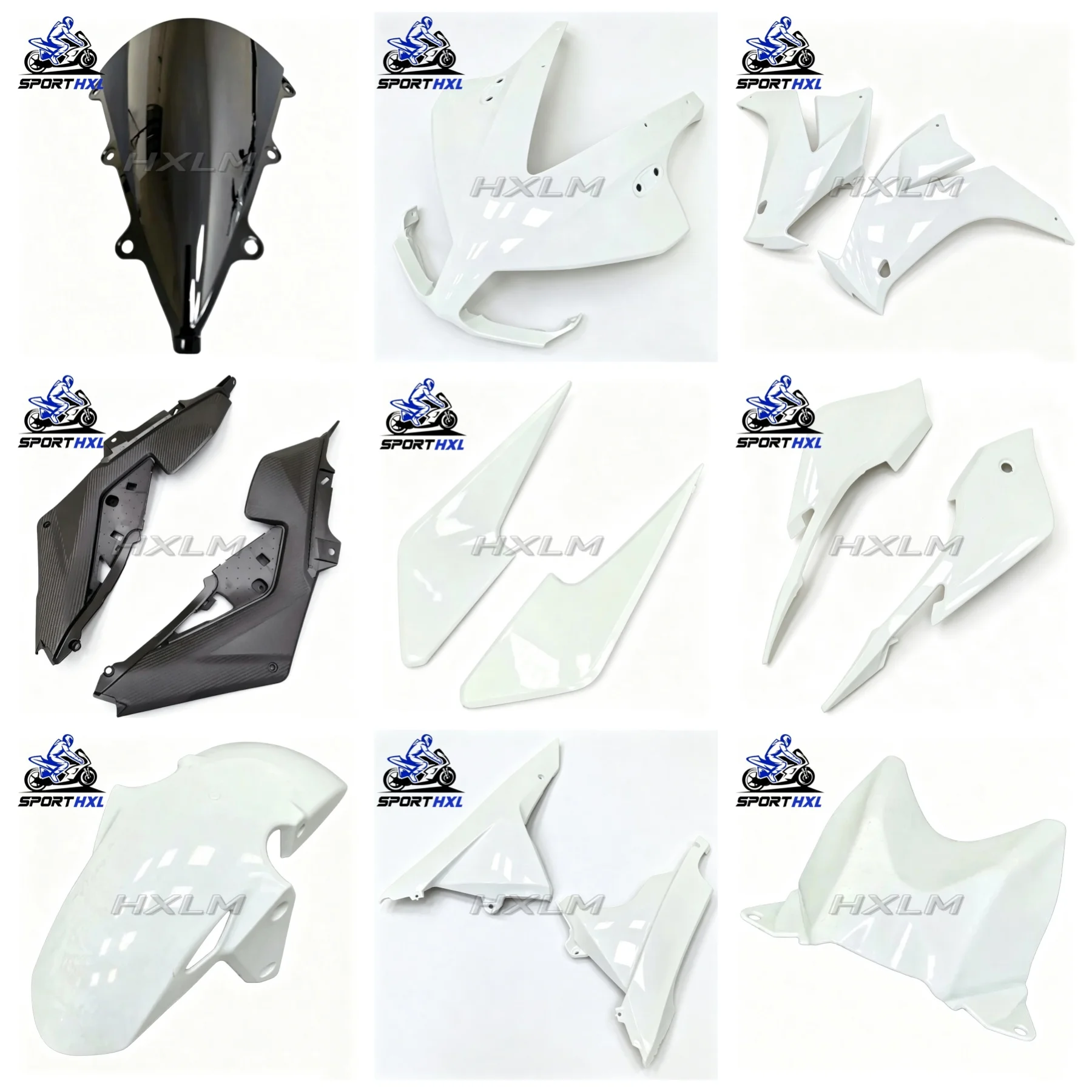 Bodywork Pack left right Plastic parts Injection Motorcycle For CBR300R 2014-2019 CBR 300R 14-19 Unpainted Fairing Components