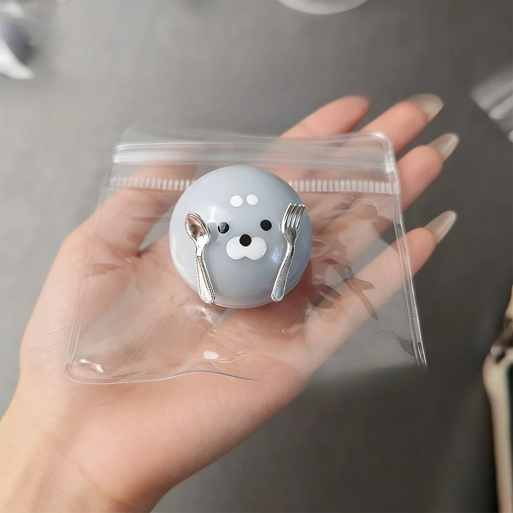Taba Little Seal Squeeze Toy Soft Sticky Decompressing Stress Relief Slow Rebound Jelly Pinch Toy for Kids Adults Toy