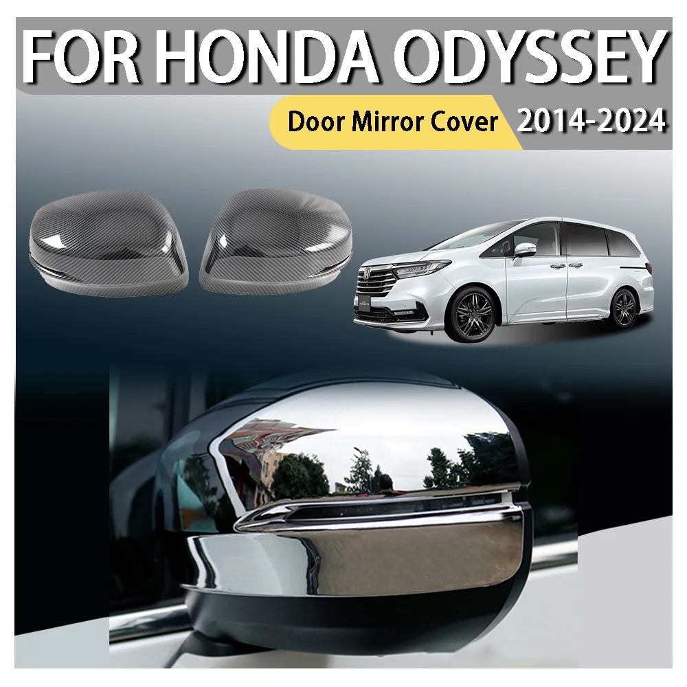 Car Decoration Door Mirror Cover For Honda Odyssey 2014 2015 2016 2017 2018 2019 2020 2021 2022 2023 2024 Car Upgrade