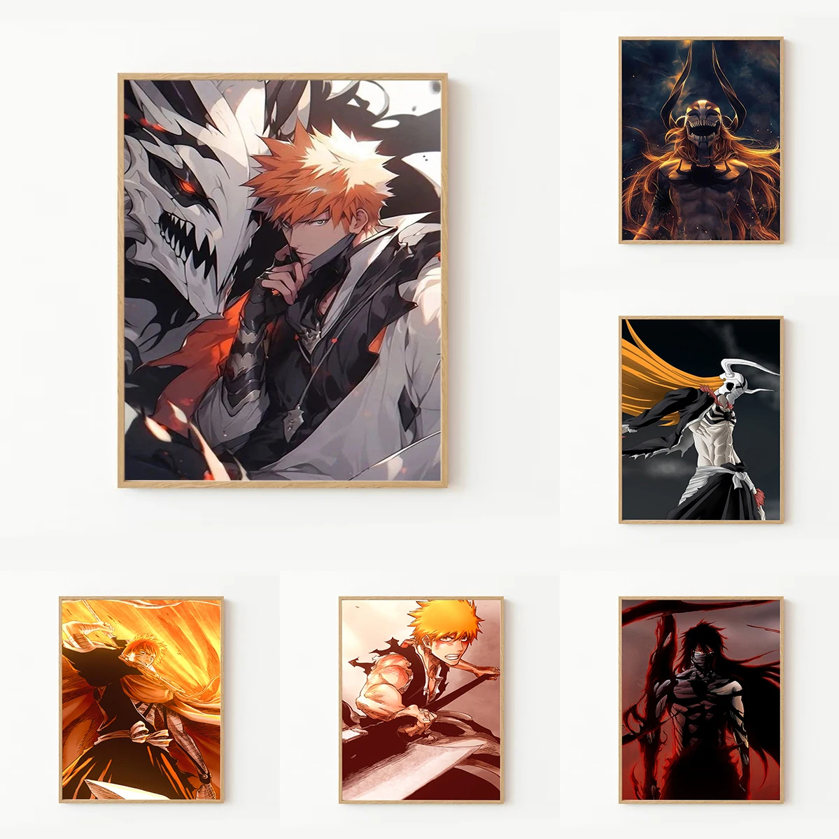 

Bleach Posters for Wall Art Canvas Painting Interior Paintings Wall Decor Poster Luxury Home Decor Room Decoration Anime Bedroom