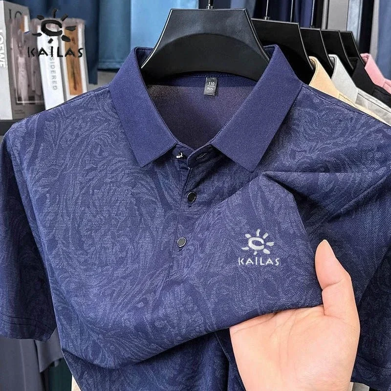 

New Men's High-quality Embroidered Logo Short Sleeved Polo Shirt for Summer Fashion, Business Leisure, Breathable and Cool Top