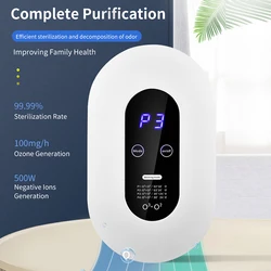 Air Purifier For Room Negative Ion Ozone Generator Decompose Formaldehyde Disinfect Sterilize Air Purifier Device Home Appliance