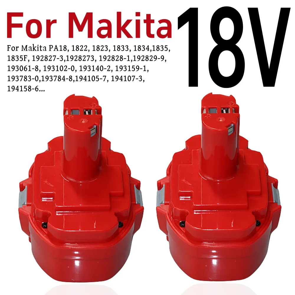 PA18 18 فولت 12800 مللي أمبير ni-mh/Ni-CD أدوات كهربائية لاسلكية بطارية قابلة للشحن لماكيتا 4334D 6343D 8443D 1822 1823 1834 1833 1835 #4