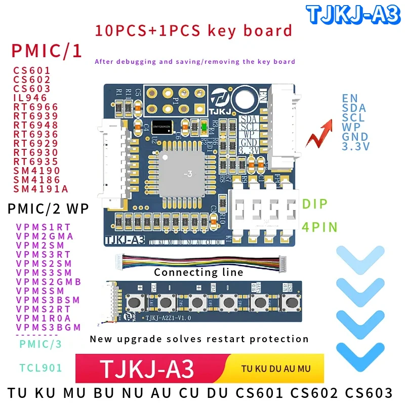 TJKJ-A3 TU KU MU BU NU AU CU DU CS601 CS602 CS603 RT6948 RT929 RT6936 SM4190 Seria VGH VGL Moduł Regulacji Napięcia — zdjęcie produktu 2
