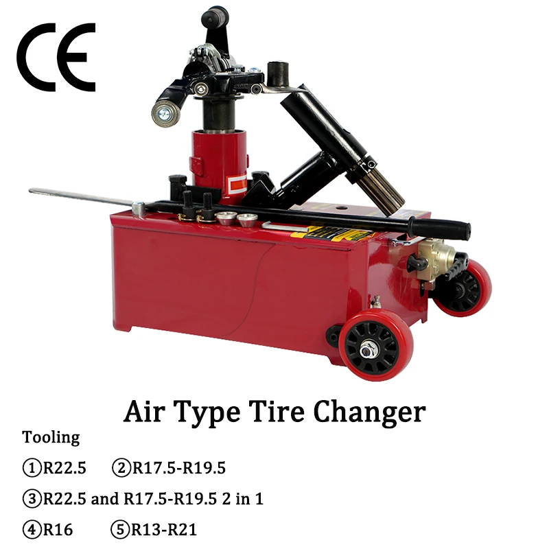 Heavy Duty Manual Semi Truck Tire Change Machine R22.5 R17.5-19.5 R16 R13-R21Car Air Tire Changer