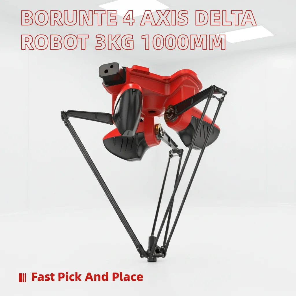 BORUNTE1003A 4 Axis  Robot 3kgPayload Arm Span1000mm Integrated Vision System Precise Packaging Sorting