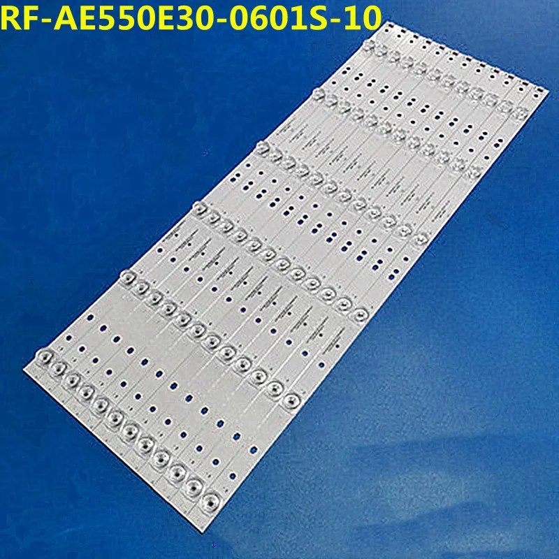 

12PCS LED Backlight Strip 6 lamp RF-AE550E30-0601S-10 A1 For LQ55AL88S81A2\A7 LQ55AL88S51 LQ55H71 T550QVR06.0 LSC550FN08