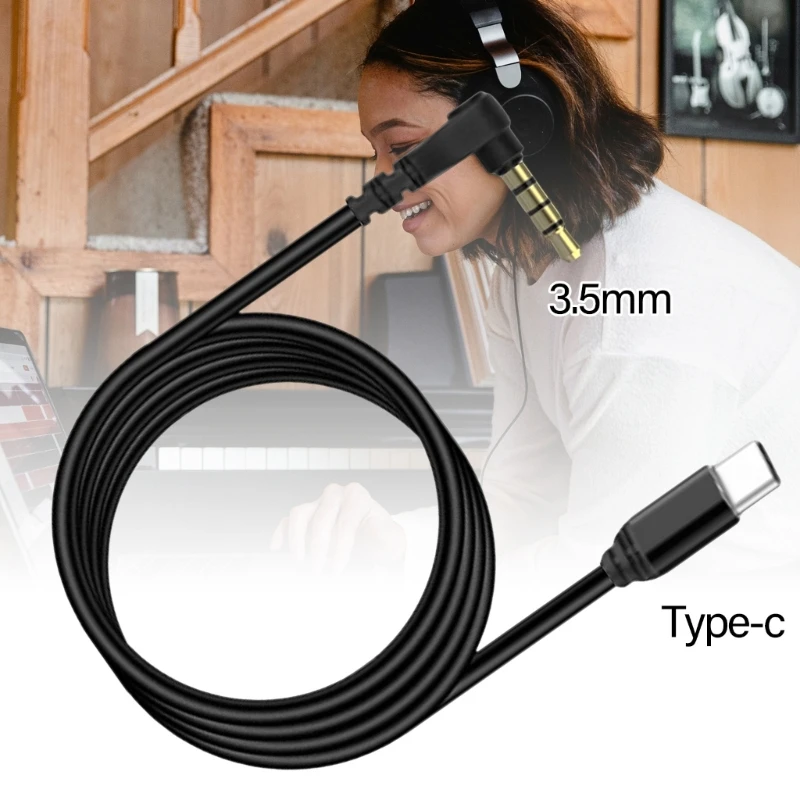 

Headphones Type C Audios Cable Replacement for Arctis 3 with 3.5mm Jacks