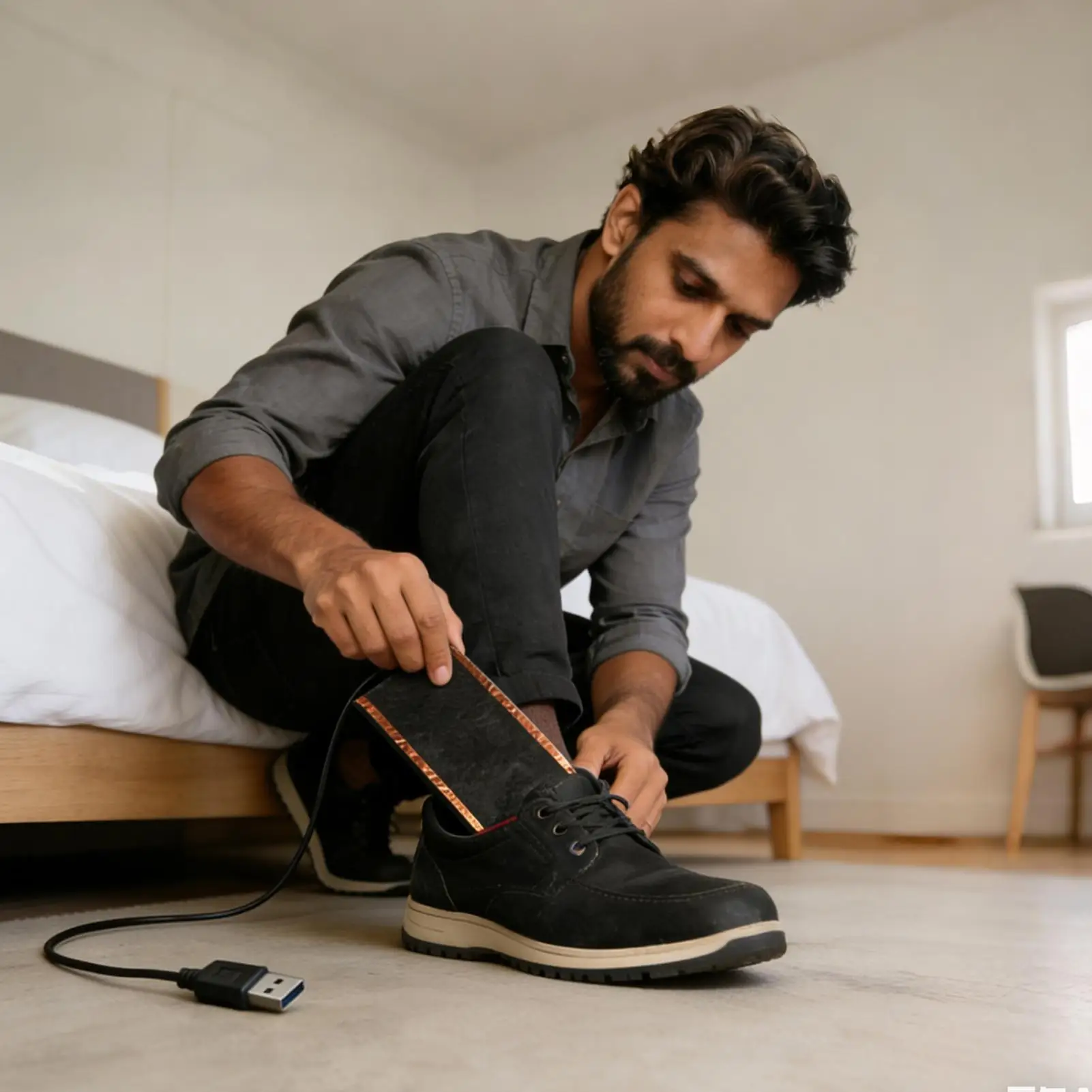 

Heated Foot Pad Electric Thermal Rug 4.3x6.3in Electric Foot Warming Pad For Mice Pad Shoes Gloves Hands Socks Home Men Women