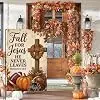Fall for Jesus Cross Football Garden Flag 12x18 Helmet Pumpkin Yard Decor jjp