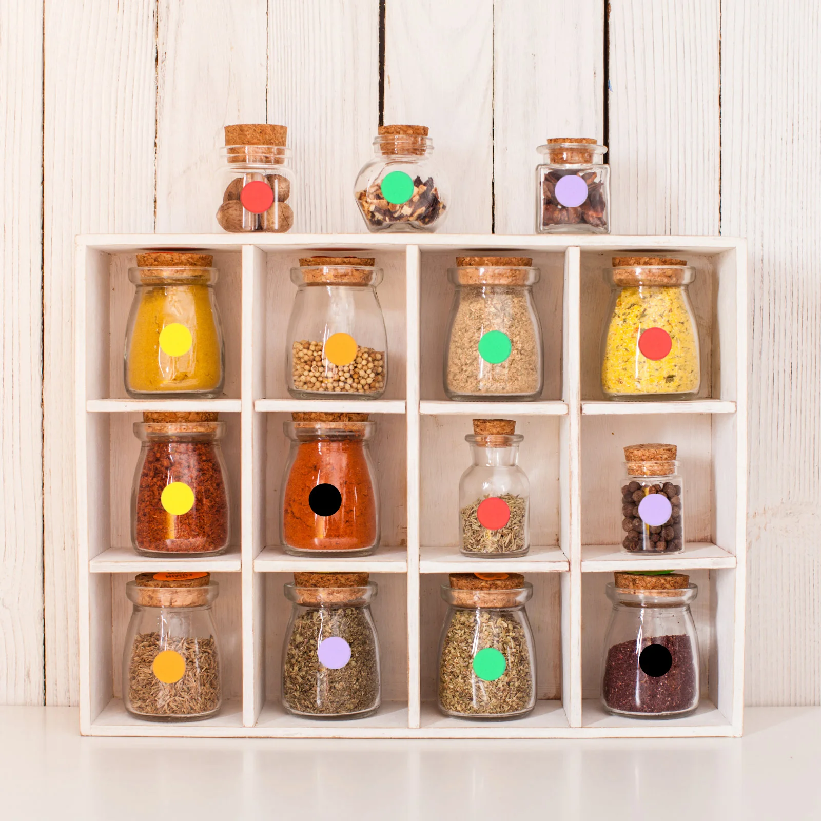 

18 листов самоклеящихся маленьких точечных наклеек, рукописные маркировочные инструменты для дома, подарки на новоселье, наклейка случайного цвета