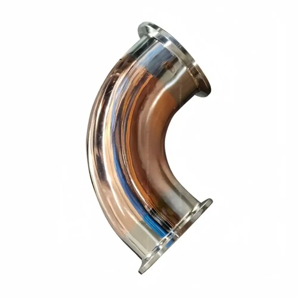 

Clamp 2"(51mm)OD64mm Copper Elbow 90 degree,Suitable For Home Brewing, Distillation Accessories, Elbow Pipe Fitting