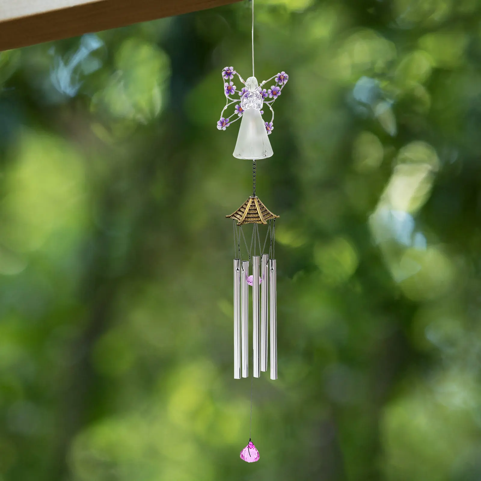 8 Pcs Driftwood Wall Art Garden Decor for outside Outdoor Chime Accessory Butterfly Gifts Decorations