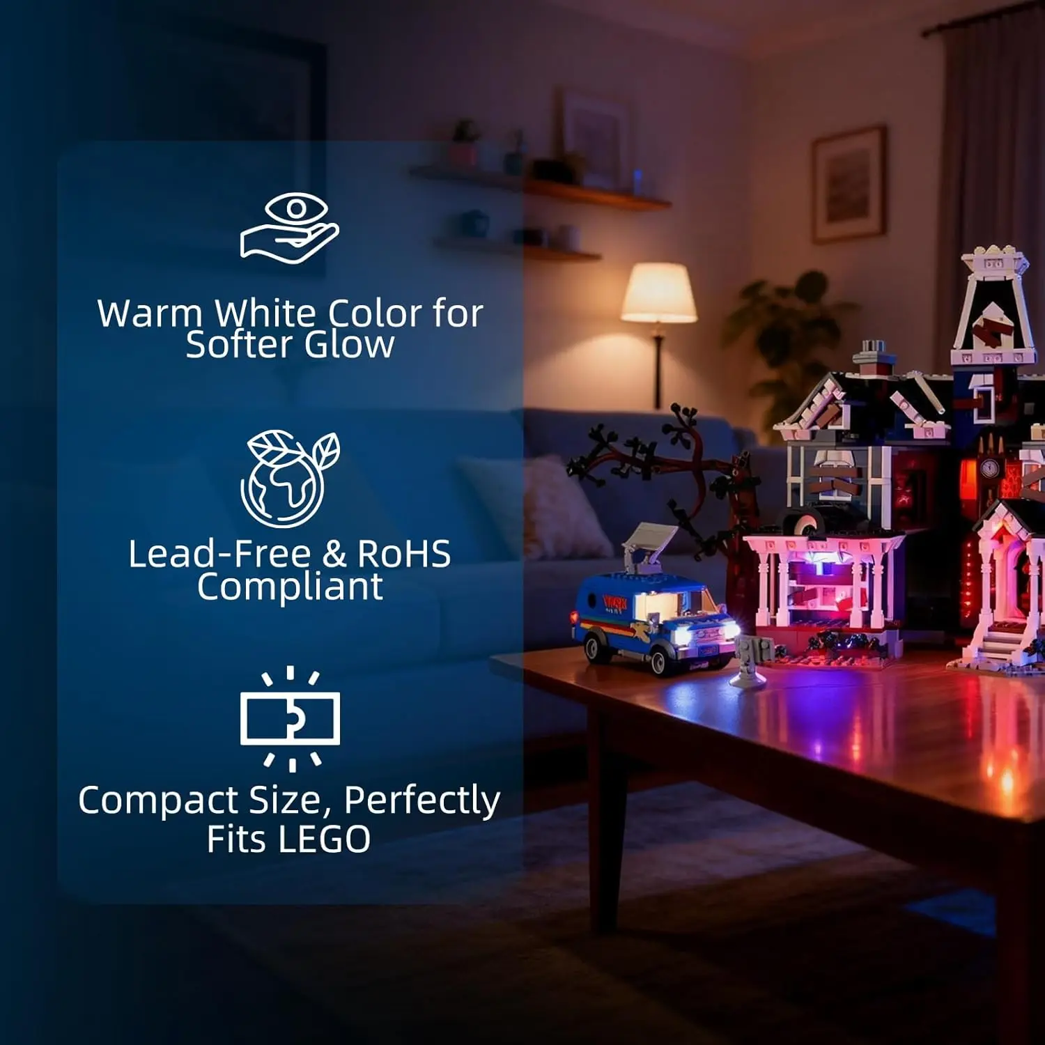 HPROSPER 5V LED Light (No Model) For LEGO 11370 Icons The Creel House Light Up your Building Blocks With battery box