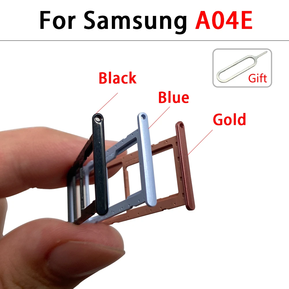 For Samsung A04 A04E A04S Micro Nano SIM Card Holder Tray Slot Holder Adapter Socket