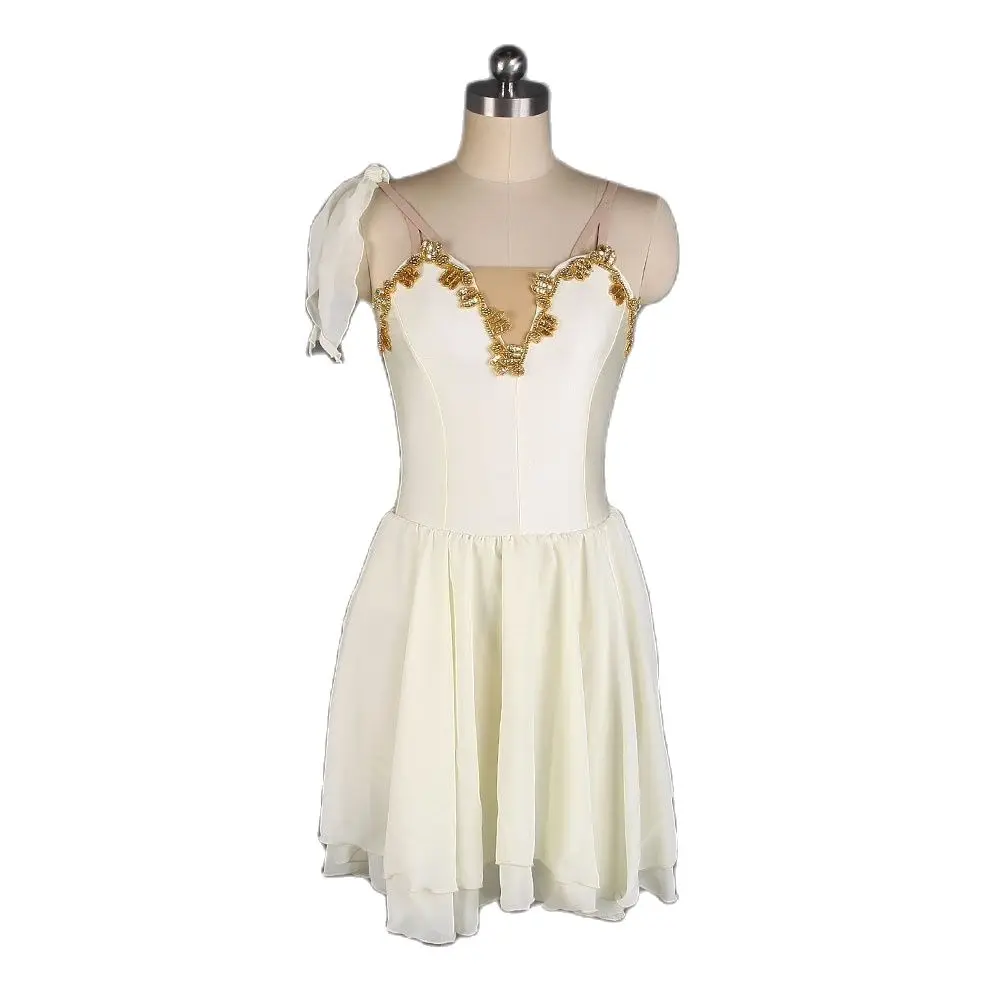 Dance Favourite Dance Costumes 18087 Ivory Color Ballet Dress Dance Skirt for Girl & Women Ballet Costumes