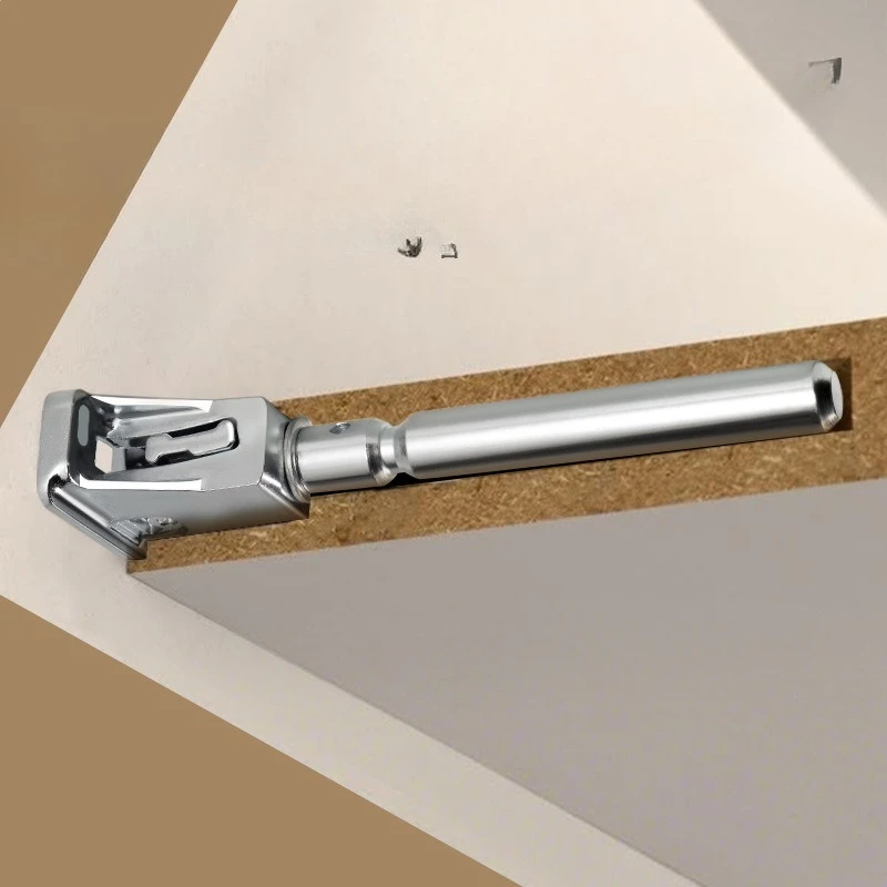 Zinc Alloy Invisible Shelf Bracket, Adjustable Concealed Shelf Support For 12mm/16mm Panels, Furniture Hardware