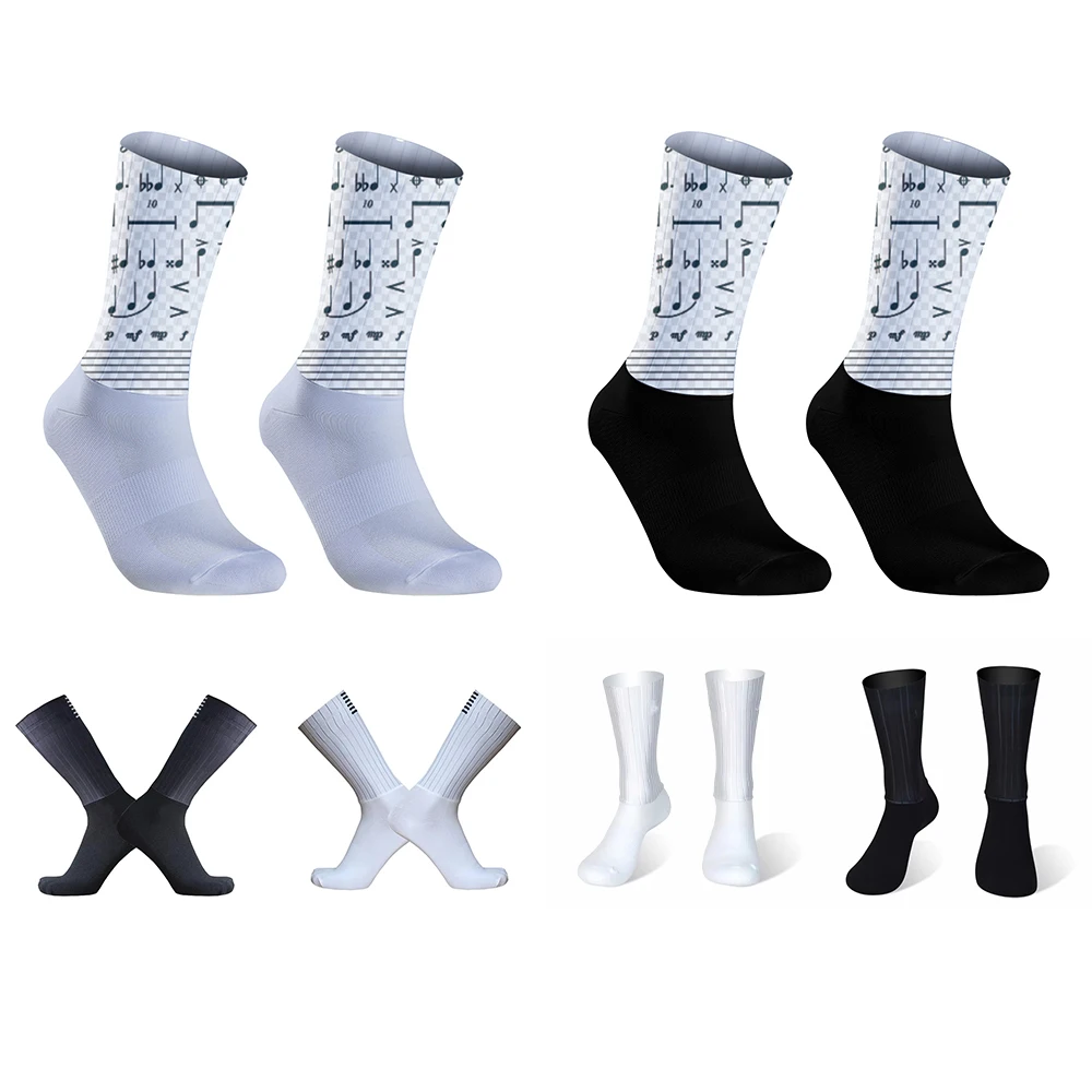 

Men Women Quality Cycling Socks Bike Socks 2024 New Breathable Bicycle Socks Outdoor Sports Running Socks