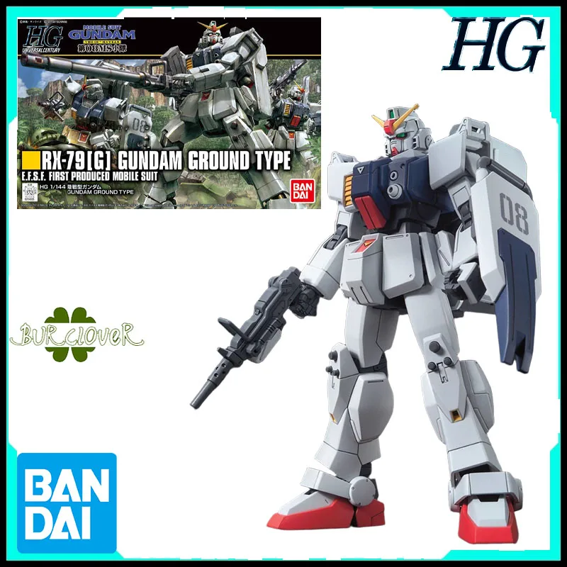 

Bandai Genuine HG Gundam Mass Production Ground Type RX-79[G] 1/144 Anime Action Figure Assembly Model Toys Gifts For Children