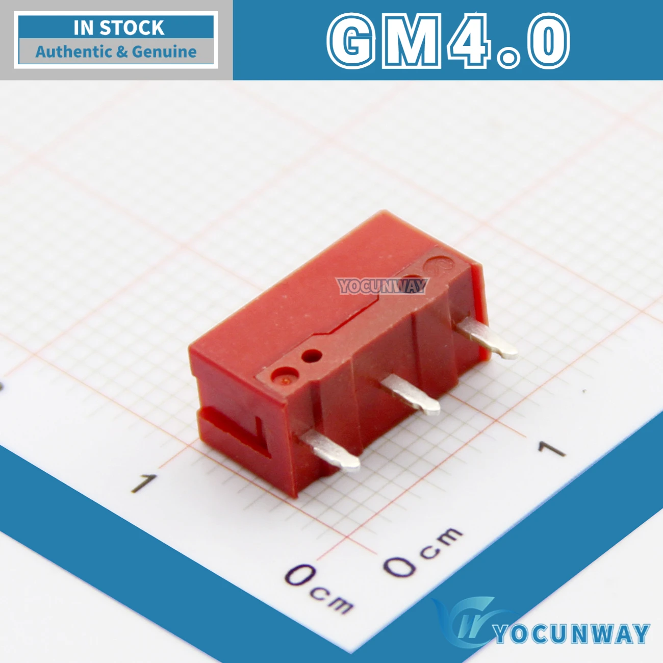 Microinterruptor Kailh GM2.0 GM4.0 GM8.0, 3 piezas, 20M, 40M, 80M