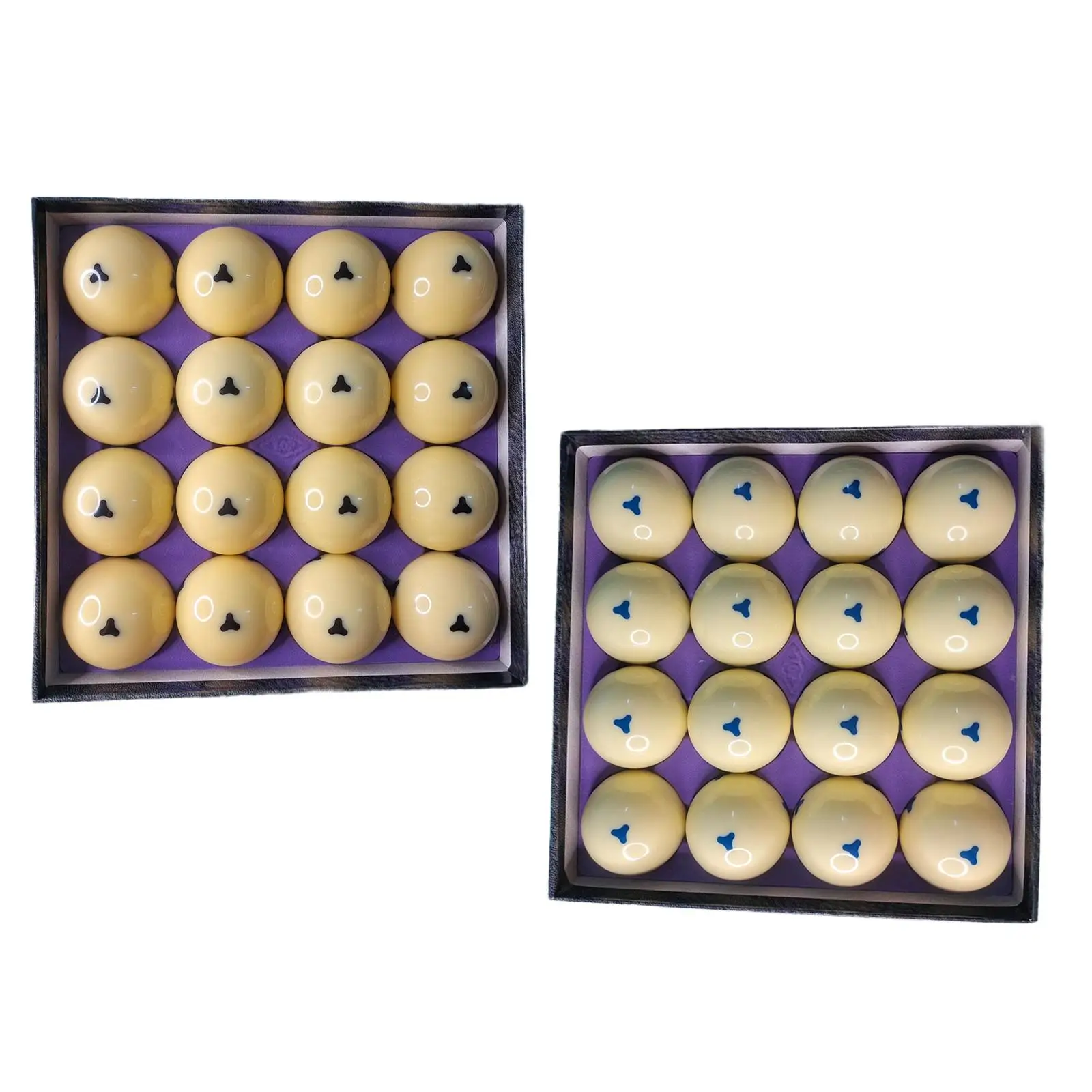 Balles de queue de billard blanches résistantes aux chocs, 16 pièces, accessoires d'entraînement pour jeux, Club, tournoi, salle de billard, Hall