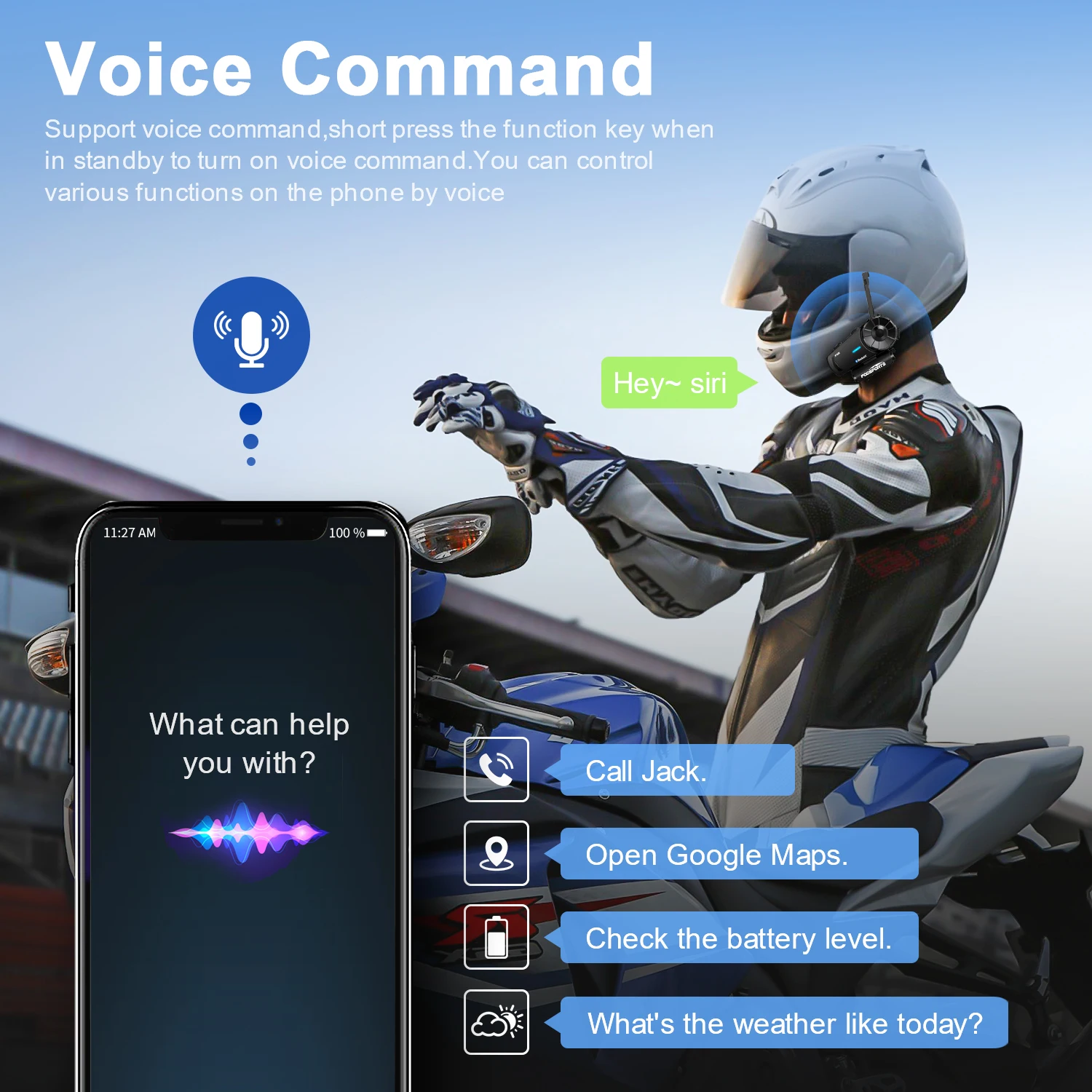 Fodsports FX8 Helmet Intercom Motorcycle Helmet Bluetooth Headset 8 Rider 2000m Moto Intercomunicador,FM Radio
