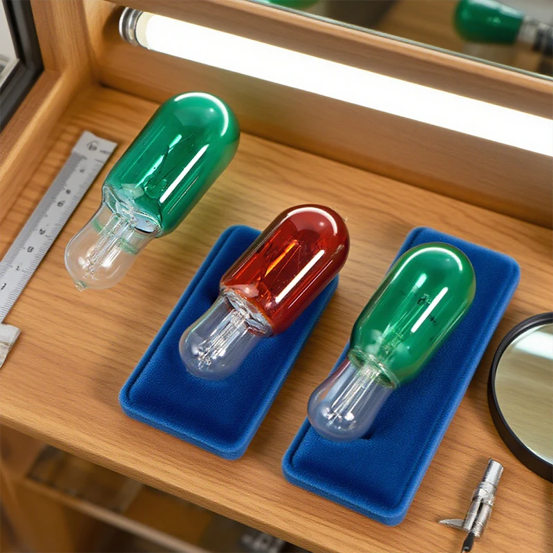 10 قطعة مصابيح كهربائية للفرامل المصابيح الأمامية أضواء المصباح 24 فولت 1.2 واط T5 /12 فولت 5 واط T10 الزجاج ضوء لمبة لوحة القيادة أداة لوحة أضواء السيارة